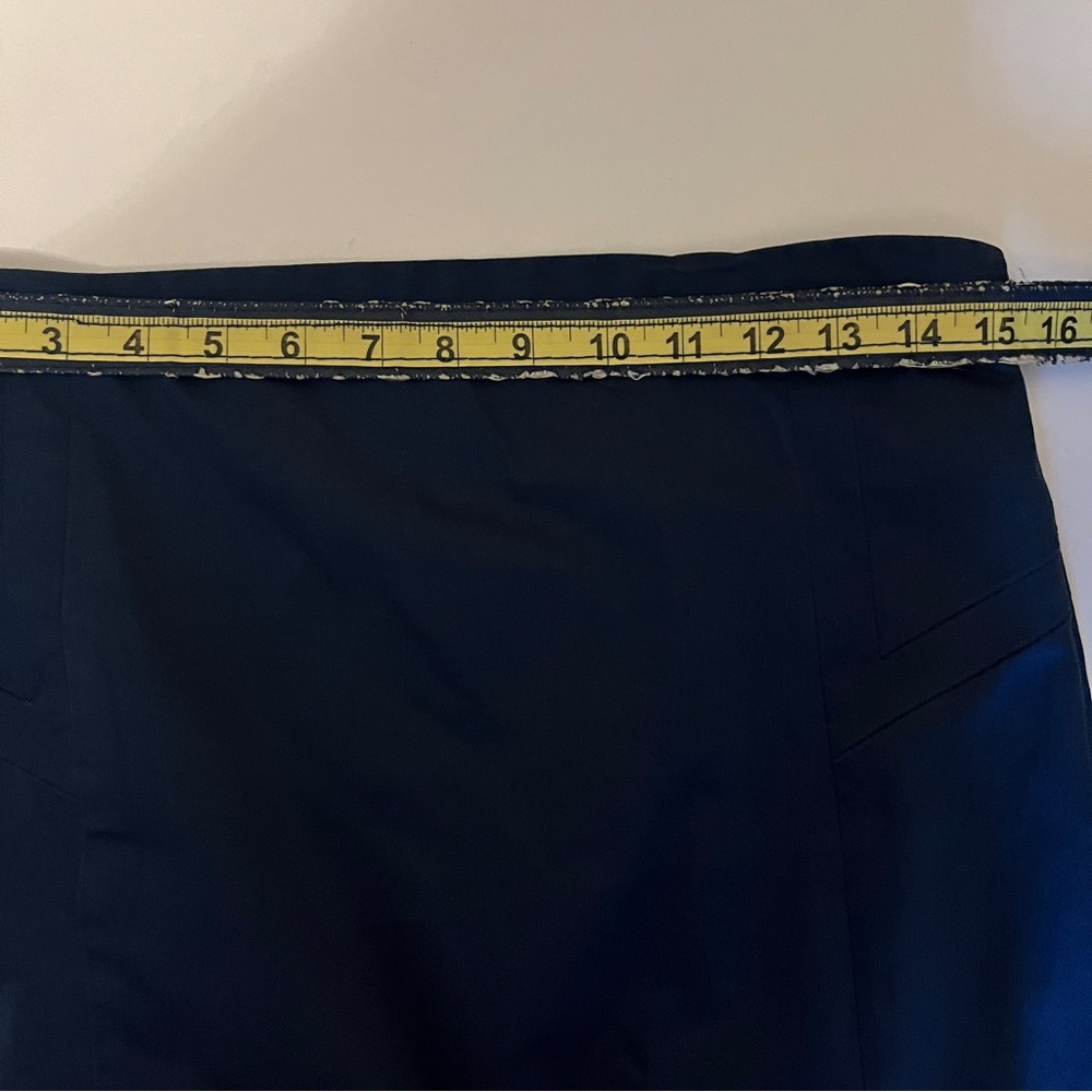 Express Design Studio Solid Pencil Skirt Dark Roy… - image 7